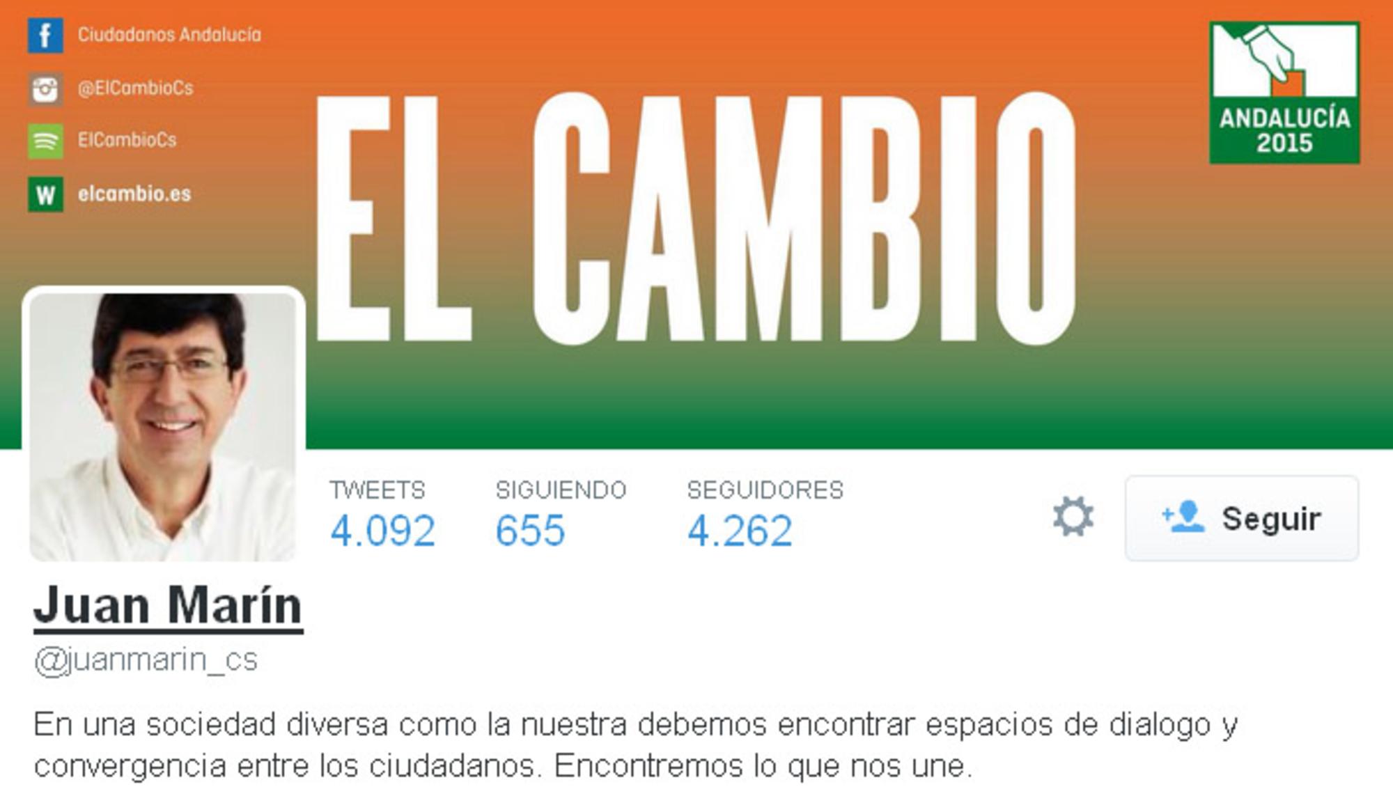 Juan Marín, Ciudadanos Andalucía